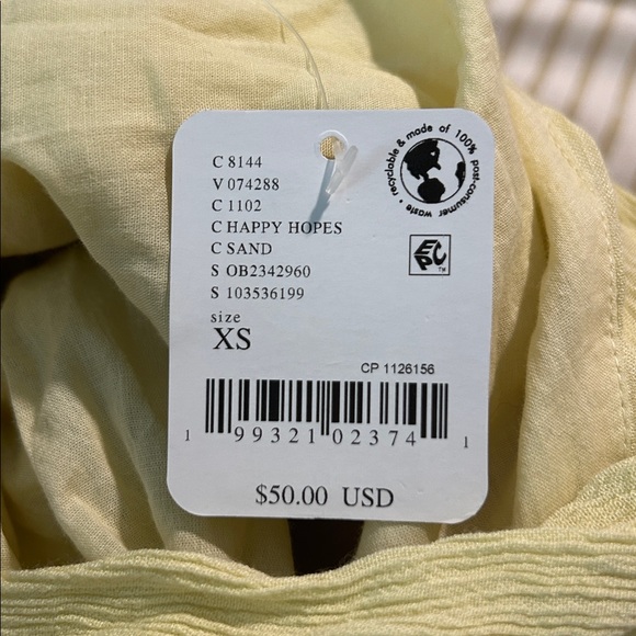 FREE PEOPLE FREE-EST DARIA TOP SHIRT BLOUSE SIZE XS MSRP $50.00 NWT - Picture 6 of 7